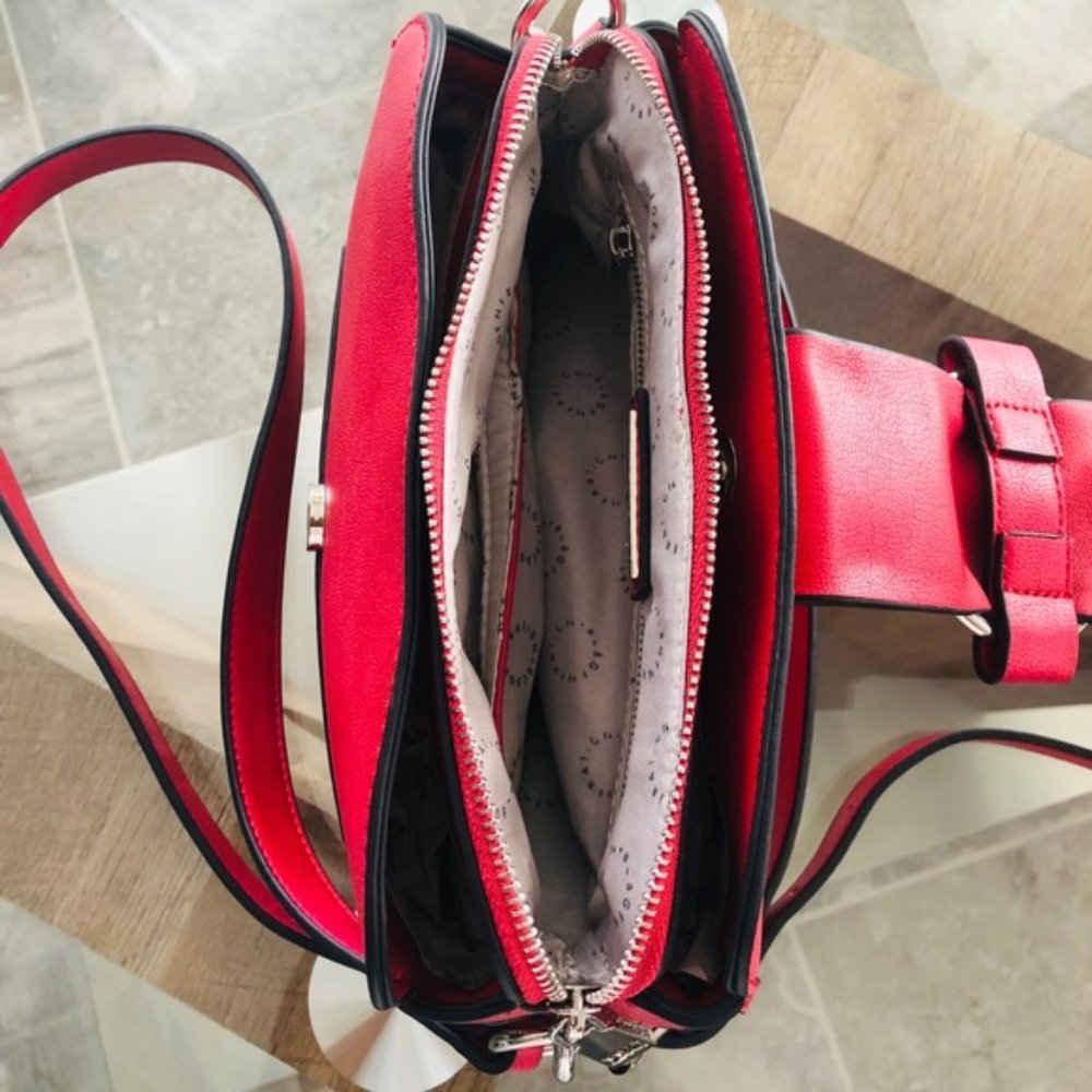 BCBGeneration Crossbody Bag Elle Shoulder Pomegranate Red NWT $148.00 - Picture 10 of 14
